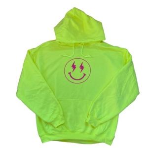 Gildan Heavy Blend Emoji Hoodie Safety Yellow